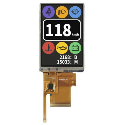 Módulo de visualización TFT LCD - LMT035DNJFWD-NND - TOPWAY LCD - con pantalla táctil capacitiva / de color / 480x320
