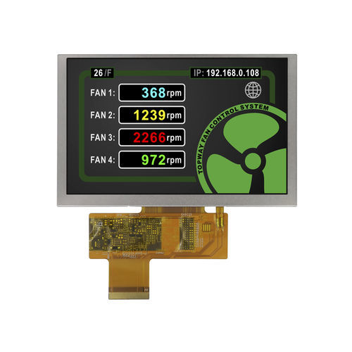 Módulo de visualización TFT LCD - LMT050DNCFWU-3 - TOPWAY LCD - de color / 800 x 480 / 5"