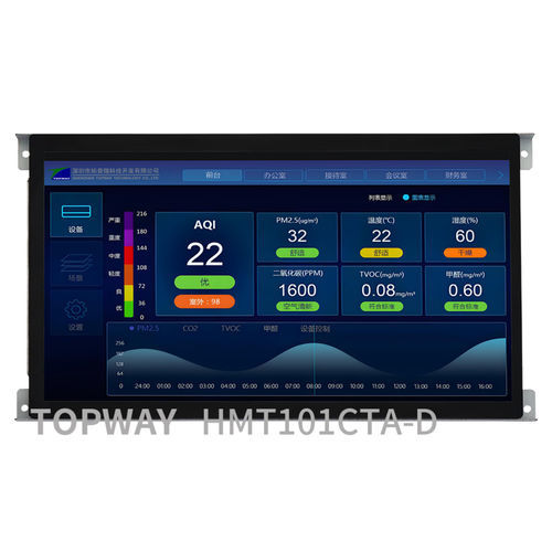 Módulo de visualización LCD - HMT101CTA-D - TOPWAY LCD - con pantalla táctil capacitiva / de color / 1024 x 600