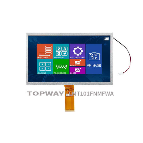 Visualizador TFT LCD - LMT101FNMFWA - TOPWAY LCD - de color / 1024 x 600 / 10.1"
