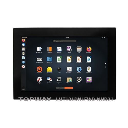 Visualizador táctil - LMT101DNLFWD-NND21 - TOPWAY LCD - con pantalla táctil capacitiva / TFT LCD / de color