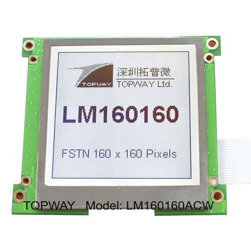 Módulo de visualización LCD - LM160160ACW-1 - TOPWAY LCD - gráfico / 160 x 160 / con retroiluminación LED