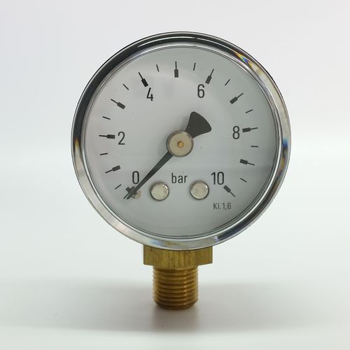 Manómetro analógico - 40.11 - Manometer Preiss EMPEO-KBM OHG - roscado / de latón / de tubo Bourdon