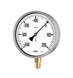 Manómetro analógico - KP160 - Manometer Preiss EMPEO-KBM OHG - roscado / de acero inoxidable / de cápsula