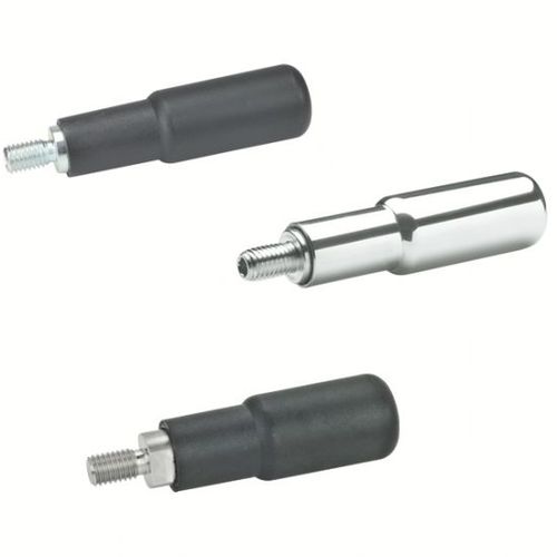 Manilla tubular - 11-05 series - Emile Maurin Eléments Standard Mécaniques - de acero inoxidable / cilíndrica / ergonómica