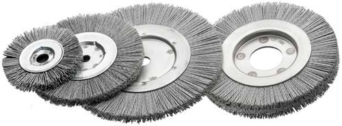Cepillo circular - SIC, STA, ROF series - Lessmann - de limpieza / de desbastado / metálico