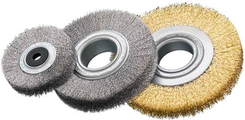 Cepillo circular - STA, ROF, MES series - Lessmann - de limpieza / de desbastado / metálico