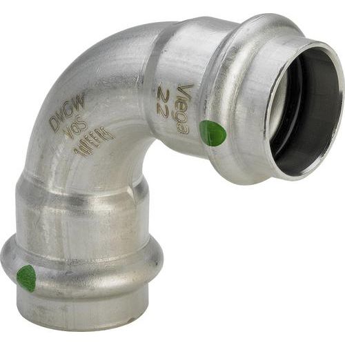 Racor hidráulico - Sanpress Inox - Viega GmbH & Co. KG - neumático / con anillos / de engaste