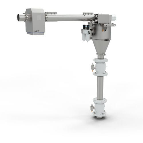 Detector de metales para productos a granel - P-TRON 07 GM - Mesutronic GmbH - para transporte neumático / de alta precisión / con separador