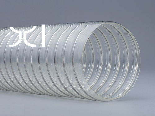 Manguera para aire - FLEXADUX® P 2 PU PAS - SCHAUENBURG Ruhrkunststoff GmbH - para polvo / de acero inoxidable / de poliuretano