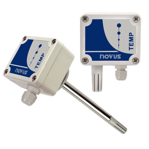 Transmisor de temperatura montaje en pared - TEMP series - Novus Automation - en cabeza de sonda / 2 hilos / con salidas de tensión
