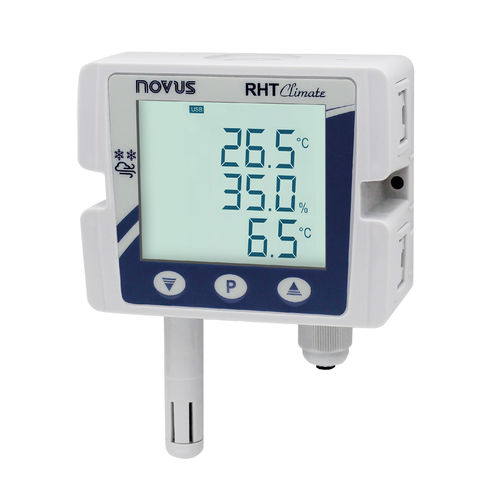 Sensor de temperatura y de humedad relativa - RHT Climate - Novus Automation - absoluta / de pared / instalado en conducto