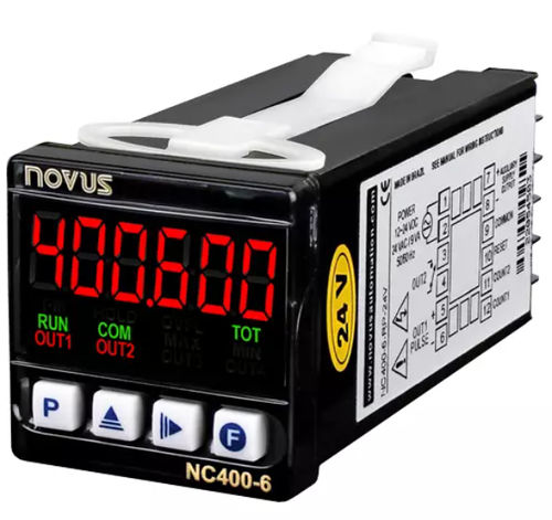 Contador de impulsos - NC400-6 - Novus Automation - de lote / digital / de 6 dígitos
