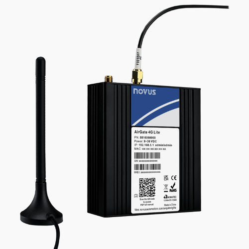 Pasarela industrial - AirGate 4G Lite - Novus Automation - IoT / Ethernet / RS232
