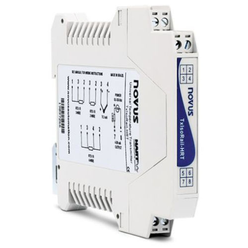 Transmisor de temperatura en riel DIN - TxIsoRail - Novus Automation - termopar tipo S / termopar tipo K / Pt100
