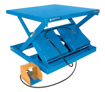Mesa elevadora de tijera - AT series - Advance Lifts - hidráulica / estacionaria / con cojín de aire