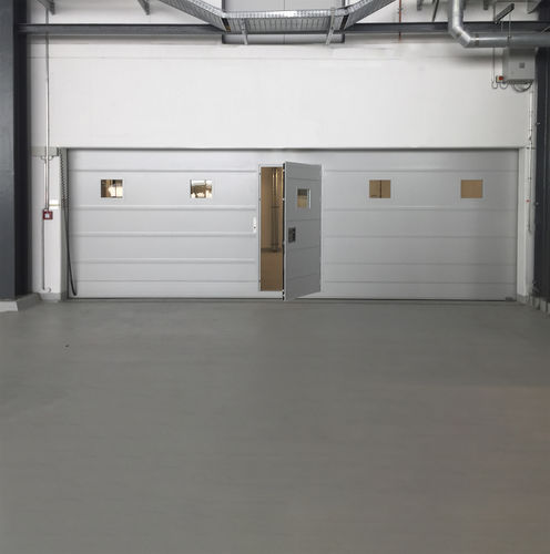 Portón seccional - TITAN 26 - Jansen Tore GmbH & Co.KG - vertical / de protección contra incendios / de acero