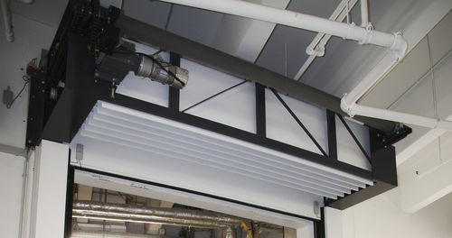 Portón apilable - HERO 125 - Jansen Tore GmbH & Co.KG - vertical / industrial / de protección contra incendios