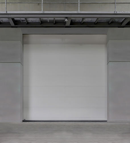 Portón seccional - RC3 136 - Jansen Tore GmbH & Co.KG - vertical / aluminio
