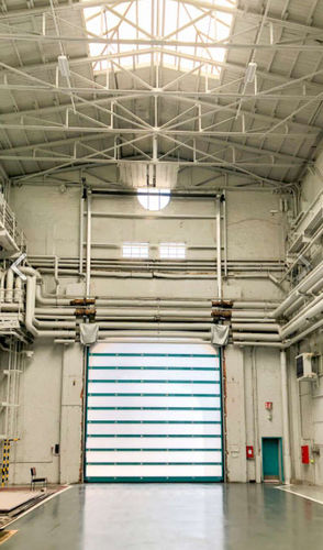 Puerta seccional - SUNLINE 44 - Jansen Tore GmbH & Co.KG - de policarbonato / industrial / de hangar