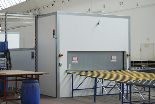 Puerta para línea de producción - 142 - Jansen Tore GmbH & Co.KG - enrollable / levadiza / seccional