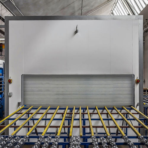 Puerta a prueba de calor - Jansen Tore GmbH & Co.KG - enrollable / seccional / de metal