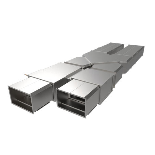 Central de tratamiento de aire de techo - Eduro - Dospel - para grandes volúmenes de aire / flujo simple