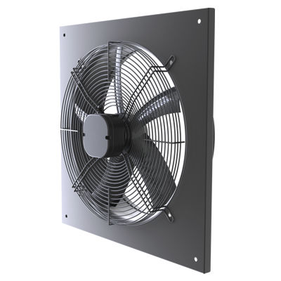 Ventilador axial - WOKS - Dospel - de evacuación / de circulación de aire / de acero