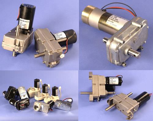 Motorreductor DC - 9500 series - Venture - de tornillo sin fin / de dientes rectos / angular