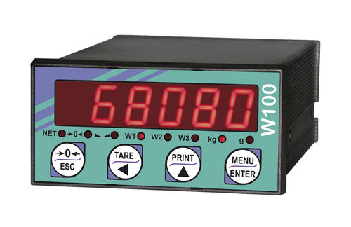 Indicador de pesaje con visualizador led - W100 series - LAUMAS Elettronica - empotrable / IP54
