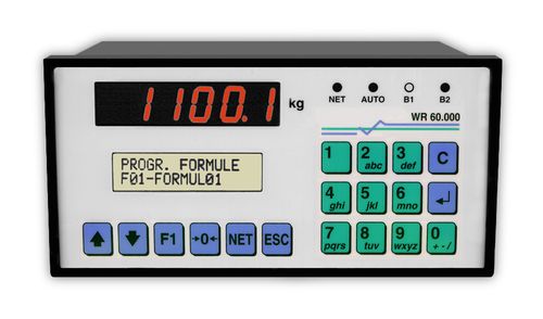 Indicador de pesaje digital - WR  - LAUMAS Elettronica - con visualizador led / visualizador LCD / empotrable