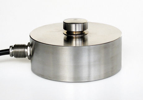 Célula de carga de compresión - CBL series  - LAUMAS Elettronica - de tipo botón / de galga extensométrica / de acero inoxidable