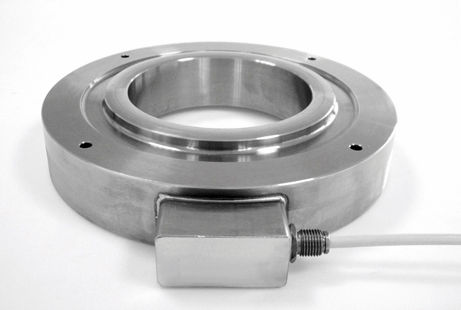 Célula de carga de compresión - CA series   - LAUMAS Elettronica - de anillo / de galga extensométrica / de acero inoxidable