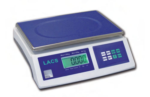Balanza contadora - LACS-N series - LAUMAS Elettronica - con pantalla LCD / de acero inoxidable / con batería
