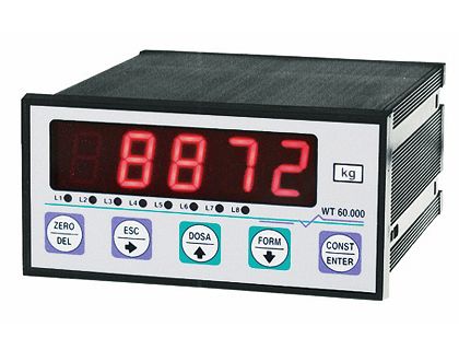 Indicador de pesaje digital - WT60  - LAUMAS Elettronica - con visualizador led / empotrable / IP54