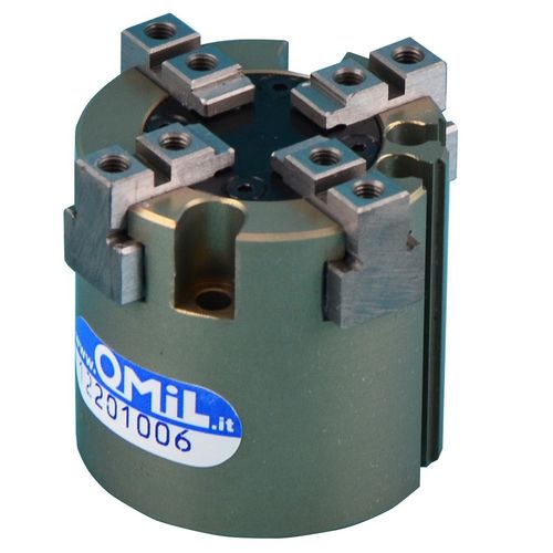 Pinza de prensión neumática - GPS 4 - OMIL - concéntrica / de 4 mandíbulas / compacta