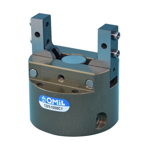 Pinza de prensión neumática - GAP - OMIL - angular / de 2 mandíbulas / 2 dedos