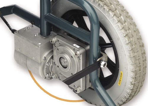 Motorreductor DC - Fracmo - de tren de engranajes / angular / para silla de ruedas