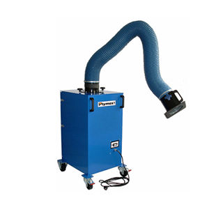 Extractor de humo móvil - MF - J. Plymoth / Plymex Group - de soldadura / de rectificado / con filtro de carbón activado