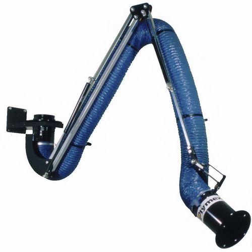 Brazo de extracción fijo - Super-Max SMSV - J. Plymoth / Plymex Group - flexible / de humos de soldadura / con brazo de sujeción externo