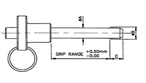 Pasador de liberación rápida en forma de T - 620, 625 series - Specialty & Fasteners Components