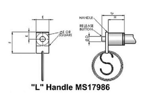 Pasador de liberación rápida - MS 17984, ms 17987 series - Specialty & Fasteners Components
