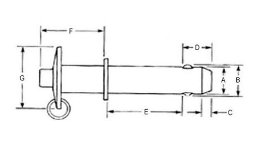 Pasador de liberación rápida con anillo de elevación - PL series - Specialty & Fasteners Components