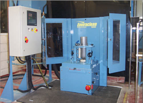 Granalladora con mesa giratoria - Hodge Clemco - para cilindros / automática / semiautomática