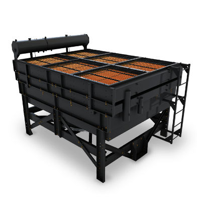 Intercambiador de calor de placas y aletas - API Schmidt-Bretten, API Heat Transfer group - aire-agua / aire-aceite / de cobre