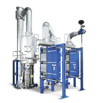 Evaporador de placas - Schmidt® SIGMASTAR - API Schmidt-Bretten, API Heat Transfer group - de circulación forzada / de estrato ascendente / de proceso