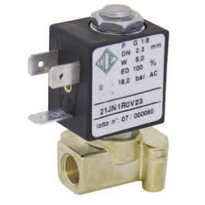 Electroválvula de acción directa - 21JB-JN series - ODE - de 2 vías / NC / NA