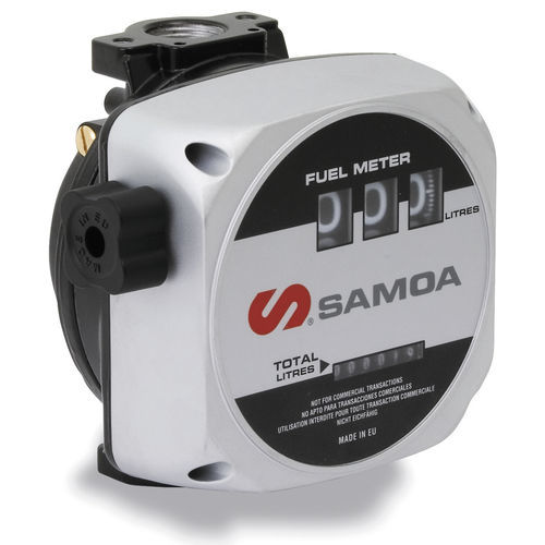 Contador / caudalímetro de piñones ovalados - 680300 - SAMOA Industrial, S.A. - volumétrico / para diésel / con brida