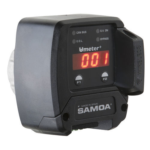 Contador / caudalímetro de piñones ovalados - 383514 - SAMOA Industrial, S.A. - volumétrico / para aceite / para fluidos de refrigeración