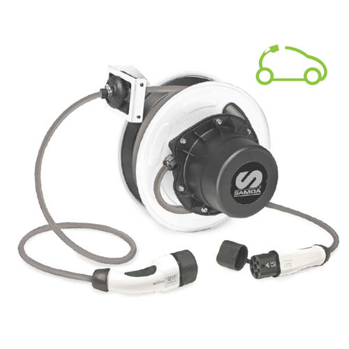 Enrollador de tubo - RM-CHARGE - SAMOA Industrial, S.A. - retráctil / para coche eléctrico / fijo